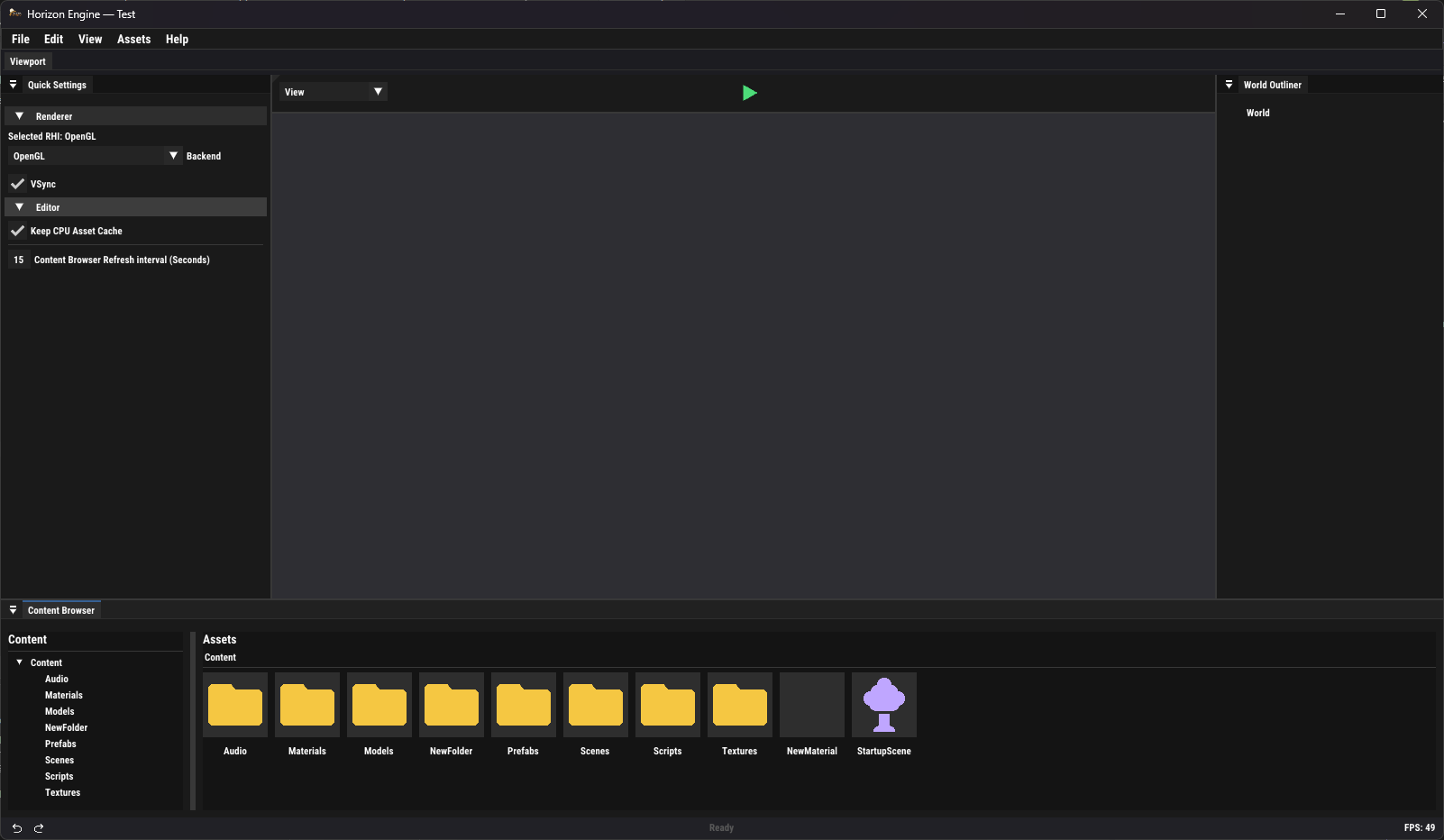 Horizon Engine Editor
